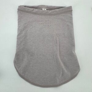 Lululemon Run Fast Neck Warmer Gaiter Heathered Mauve OS Adjustable Cinch OS